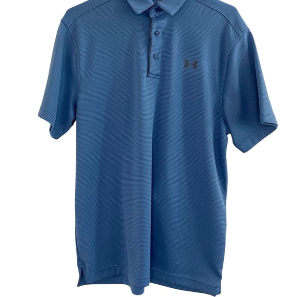 Under Armour Men's Blue Performance Polo - Picture 1 of 7
